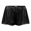 Underdele Only Carmakoma | Cardomina Satin Lace Shorts Wvn Black