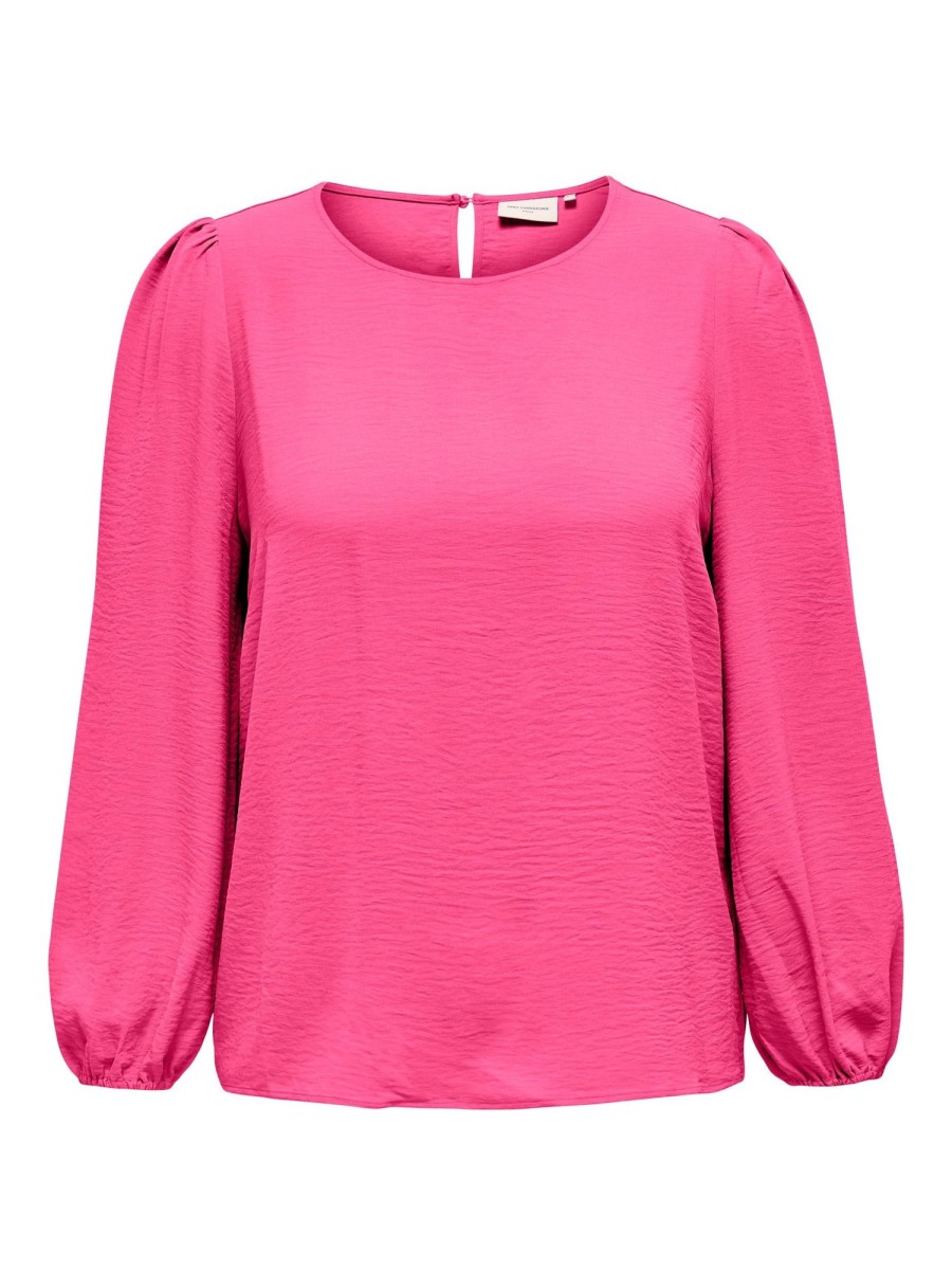 Overdele ONLY CARMAKOMA | Carmetta Life L/S O-Neck Top