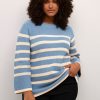 Overdele Kaffe Curve | Kcmilla Knit Pullover