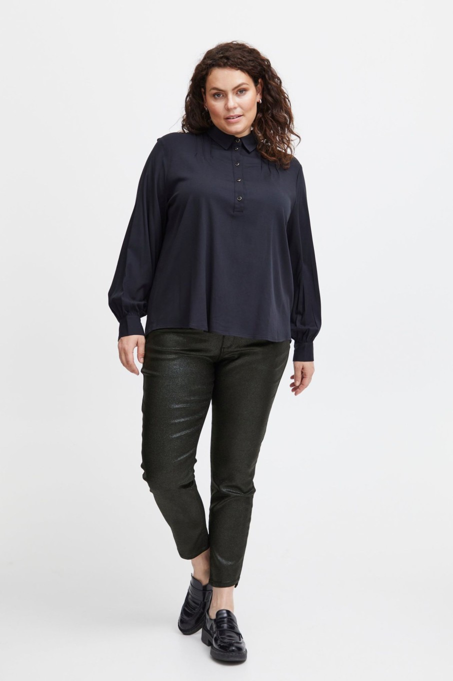 Underdele Fransa Plus Size Selection | Fpshimma Tessa Pants Black