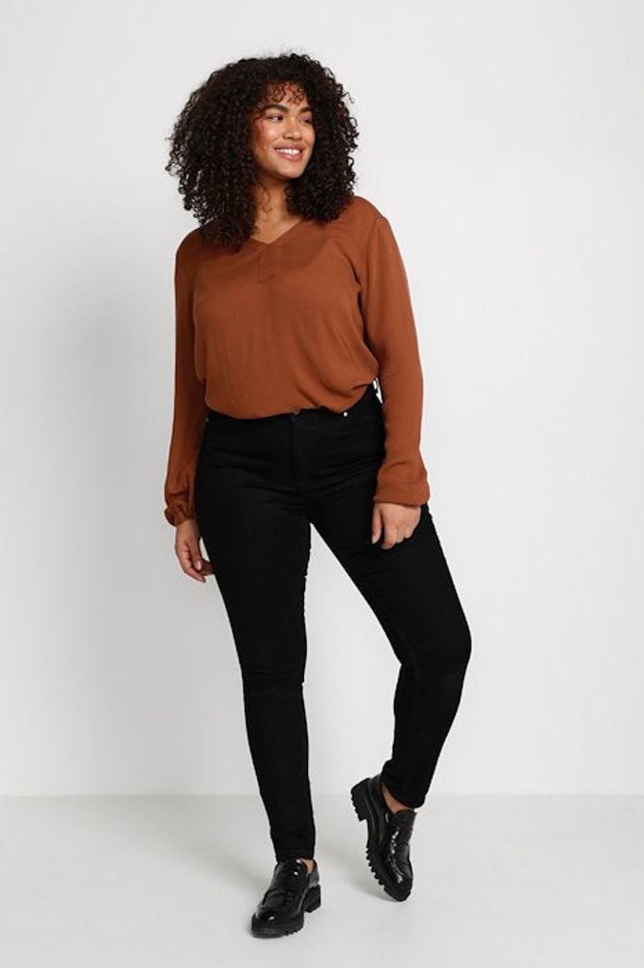 Underdele Kaffe Curve | Kclasa Flora Long Jeans