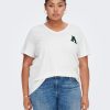 Overdele Only Carmakoma | Carelodie V-Neck Tee