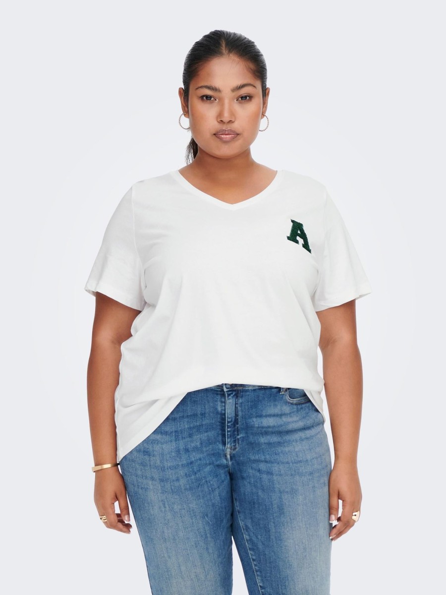 Overdele Only Carmakoma | Carelodie V-Neck Tee