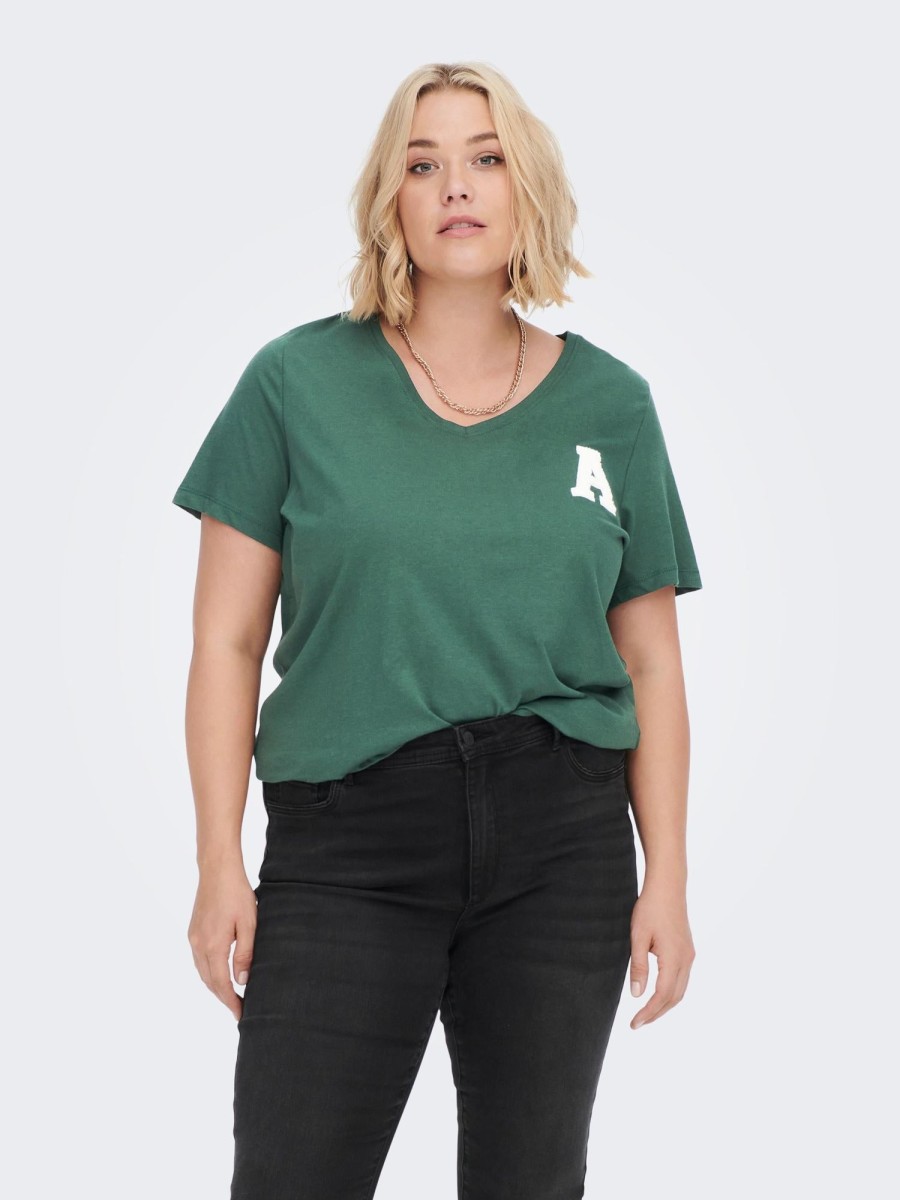 Overdele Only Carmakoma | Carelodie V-Neck Tee