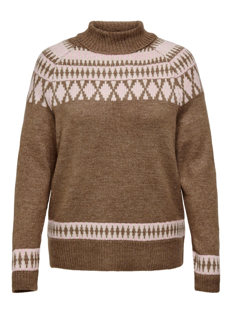 Overdele ONLY CARMAKOMA | Carmathilda Ls Jq Rollneck Cc Knt