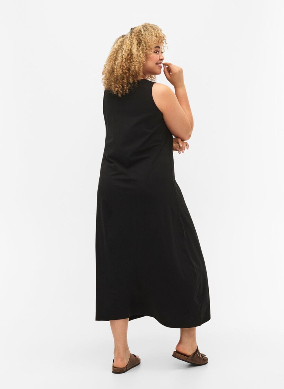 Overdele ZIZZI | Zivmina - S/L - 7/8 Dress Black