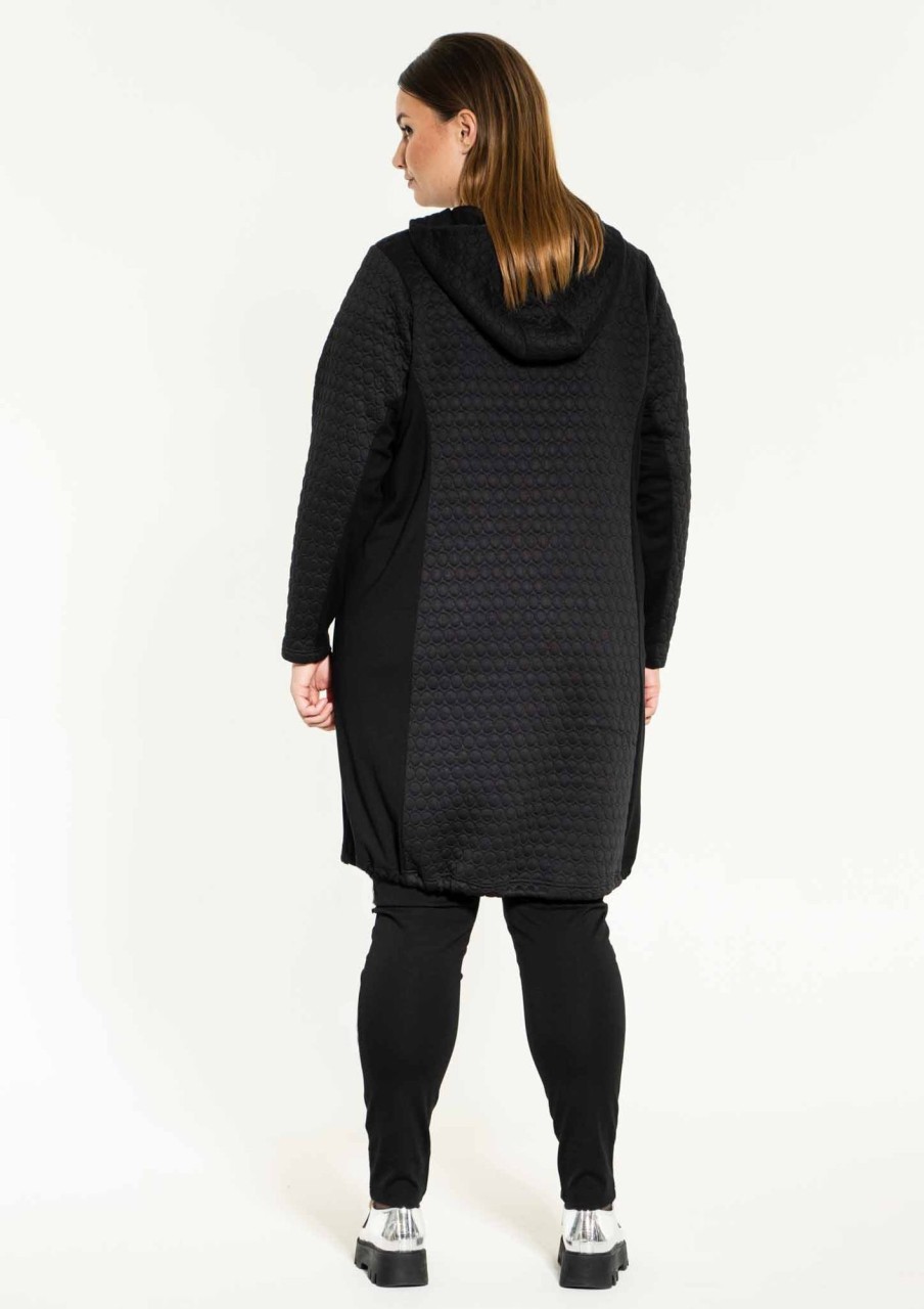 Overdele Gozzip | Gocatja Cardigan With Hood Black