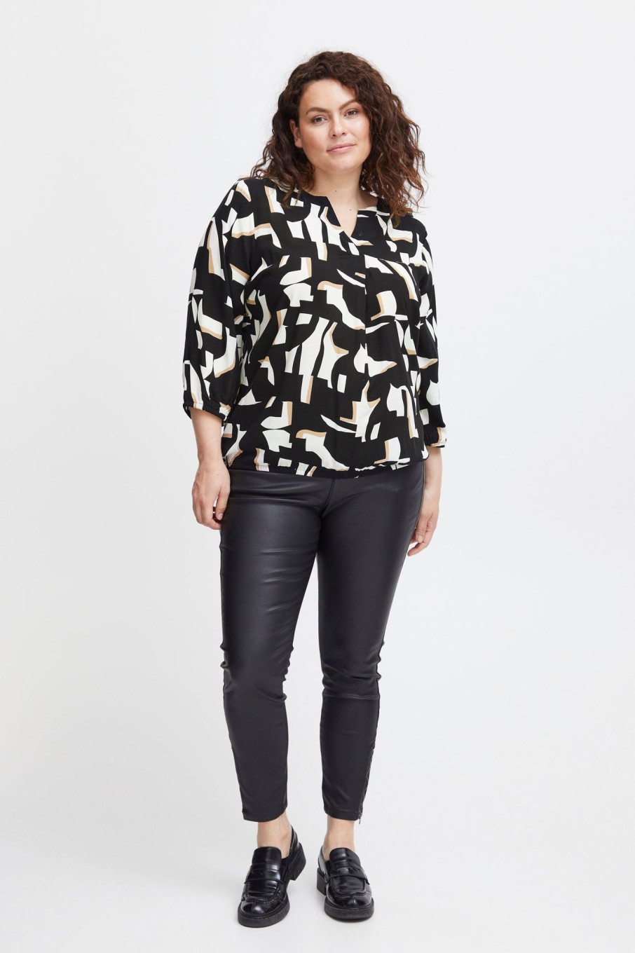 Overdele Fransa Plus Size Selection | Fpflowy Blouse