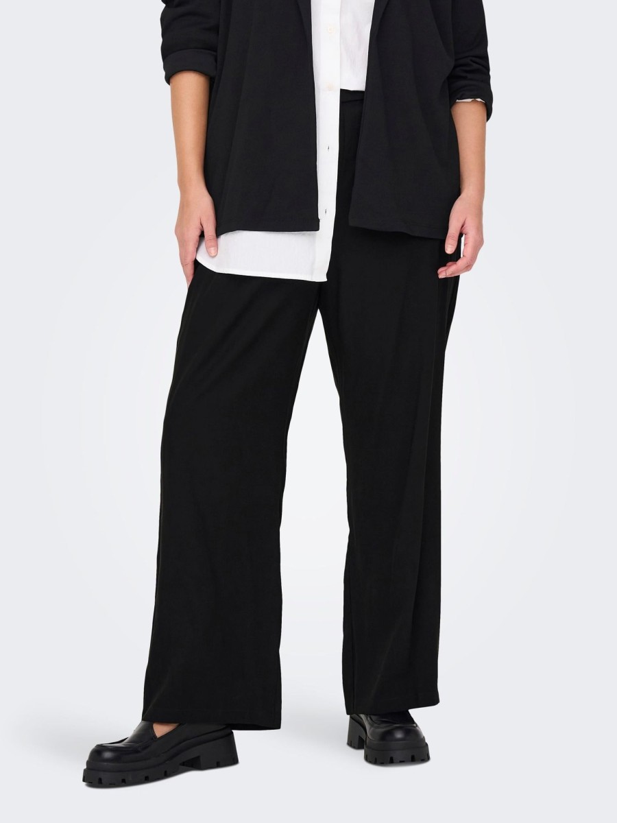 Underdele ONLY CARMAKOMA | Carkimanos Wide Pant Wvn Black