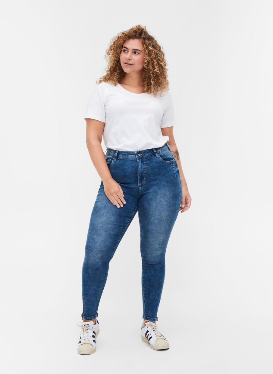 Underdele Zizzi | Ziamy Cropped Jeans - Noos