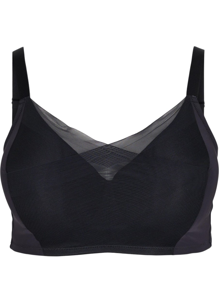 Andet Zizzi | Zilkanu - Mesh - Soft Bra Black