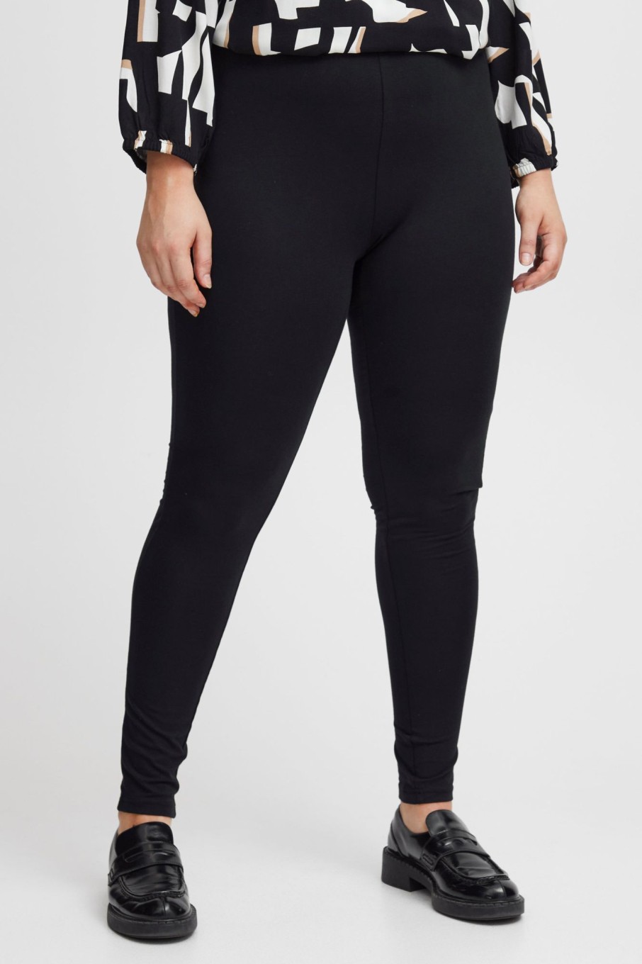 Underdele Fransa Plus Size Selection | Fpkokos Leggings Black