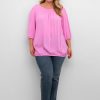 Overdele Kaffe Curve | Kcwilina Blouse Pink