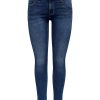 Underdele ONLY CURVE | Onckendell Reg Waist Zip Skinny Jeans