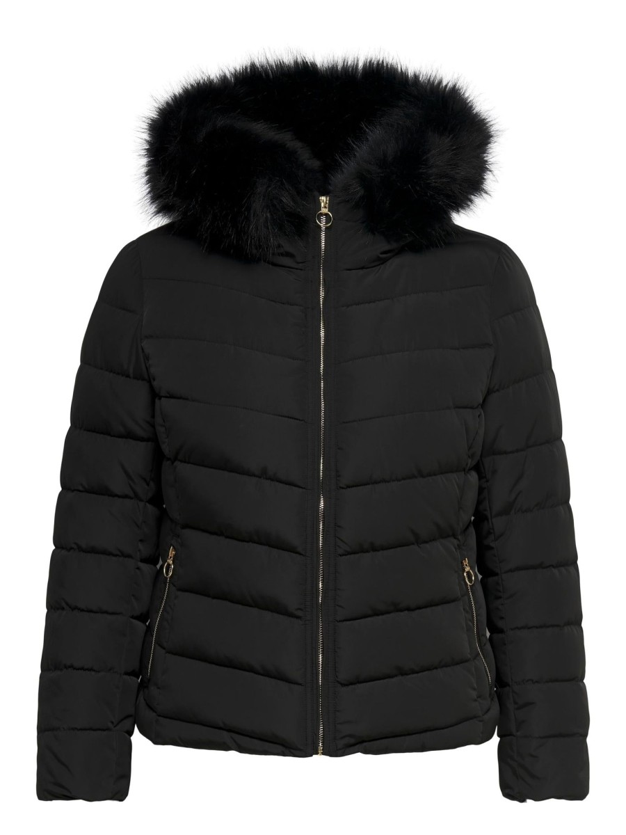 Andet Only Carmakoma | Carnewellan Quilted Hood Jacket