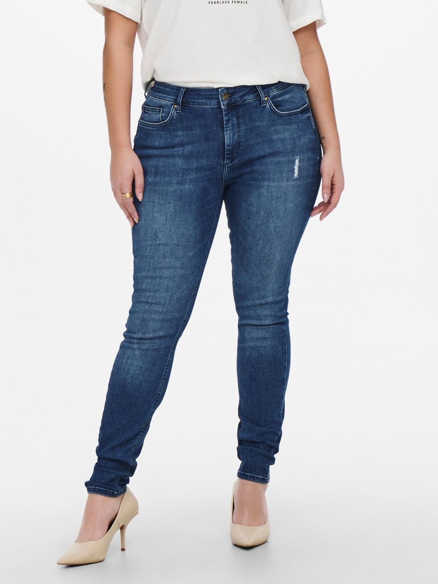 Underdele Only Carmakoma | Carwilly Reg Skinny Jeans Dnm Tai - Noos