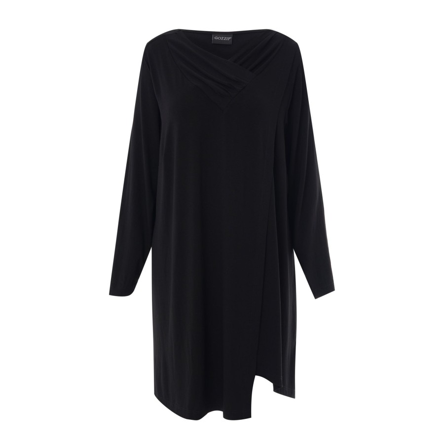 Overdele Gozzip Woman | Goelaine Tunic - Solid Black