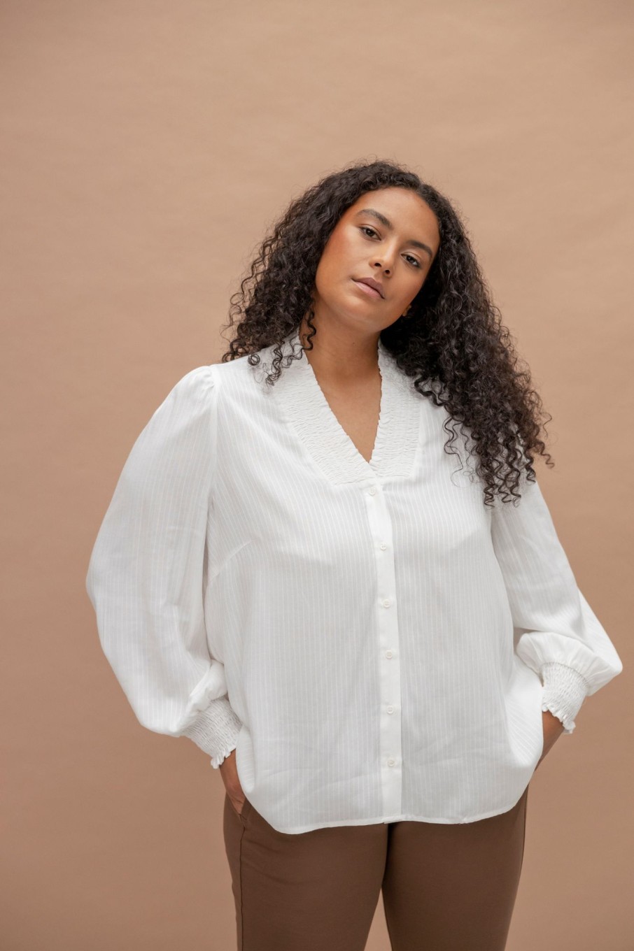 Overdele Fransa Plus Size Selection | Fpamber Blouse