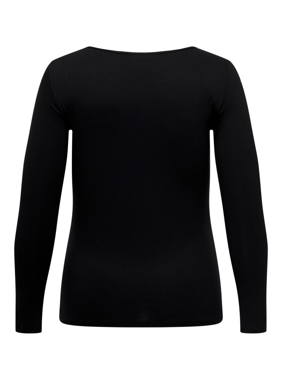 Andet ONLY CARMAKOMA | Carlonny Ls O-Neck Top Jrs Black