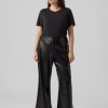 Underdele Vero Moda Curve | Vmlexi Hr Straight Pants Curve Black