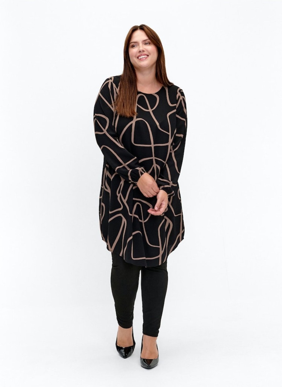 Overdele ZIZZI | Zieanni - L/S - Abk Dress