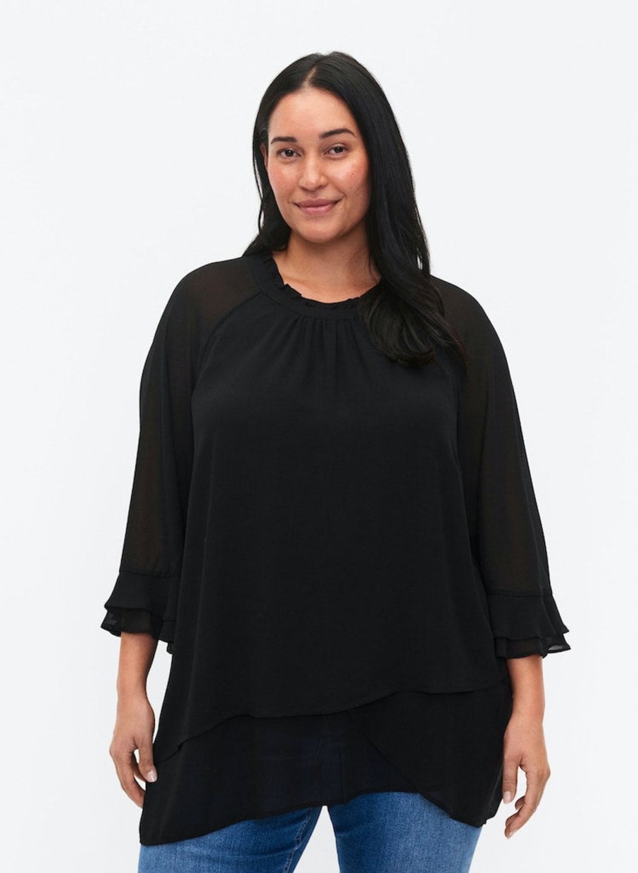 Overdele ZIZZI | Zimhulli - 3/4 - Blouse