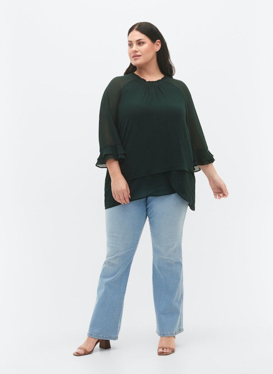 Overdele ZIZZI | Zimhulli - 3/4 - Blouse