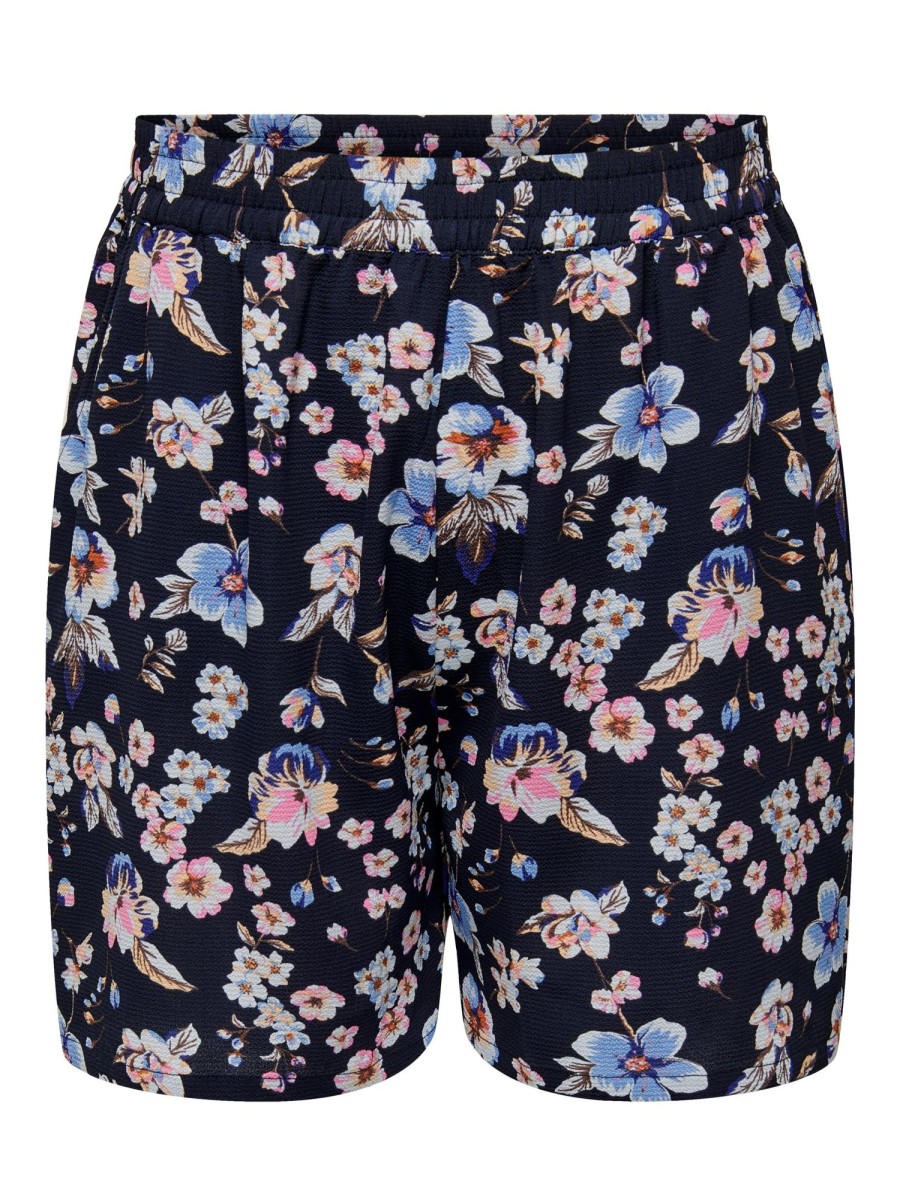 Underdele ONLY CARMAKOMA | Oncnova Lux Shorts Aop Sky Captain