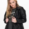 Andet Only Carmakoma | Carmelisa Faux Leather Biker