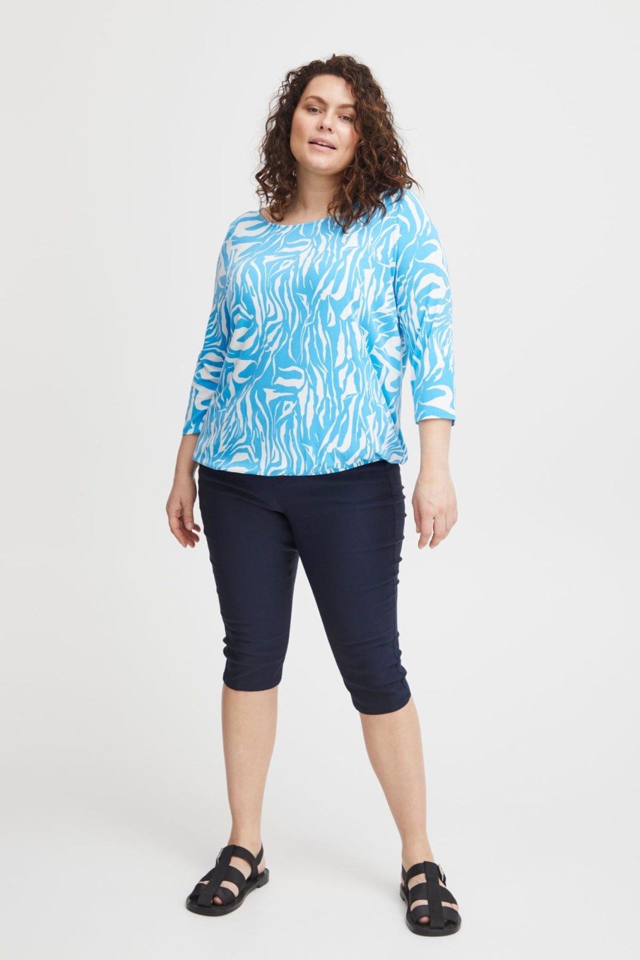 Underdele Fransa Plus Size Selection | Fpzalin Capri Pants