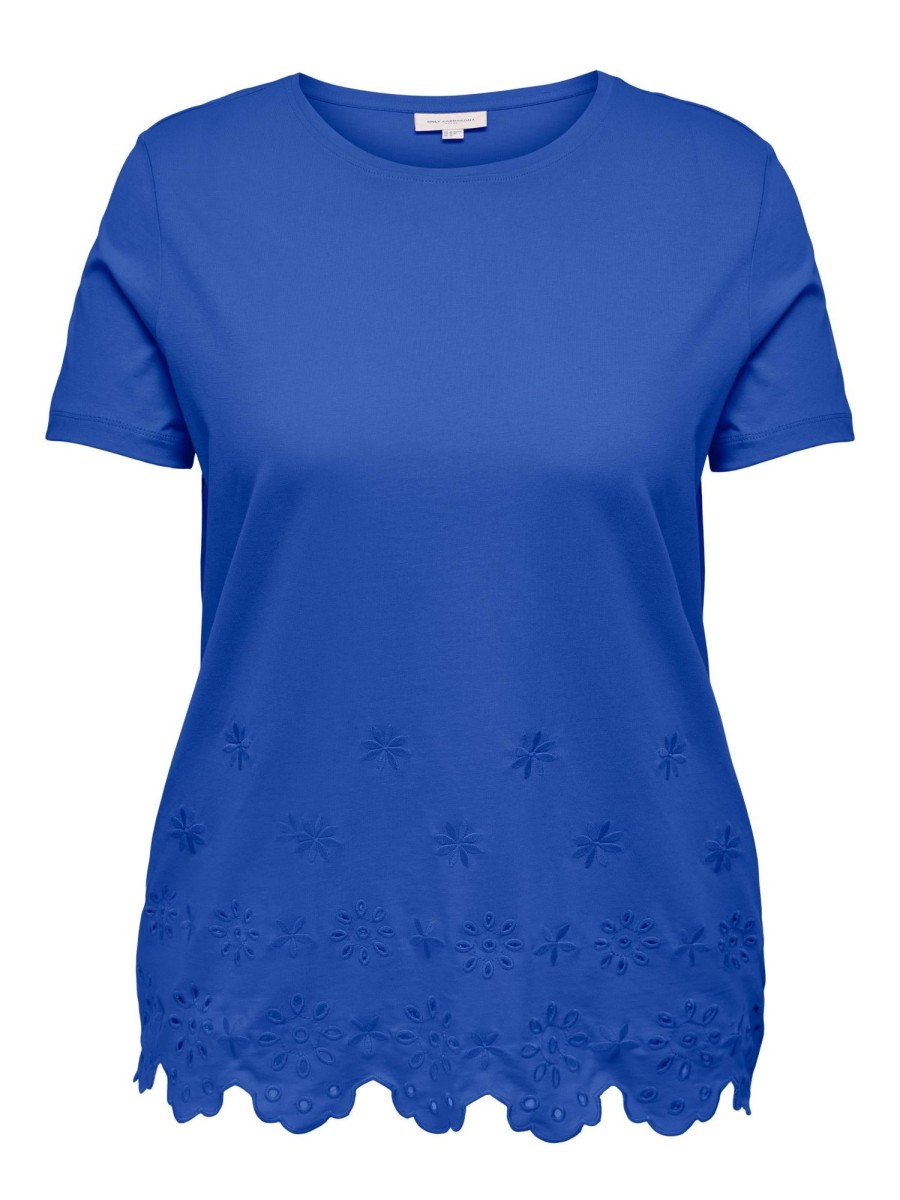 Overdele Only Carmakoma | Carnete S/S Top Jrs Sodalite Blue