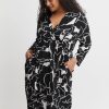 Overdele Fransa Plus Size Selection | Fpdot Dress Black Mix