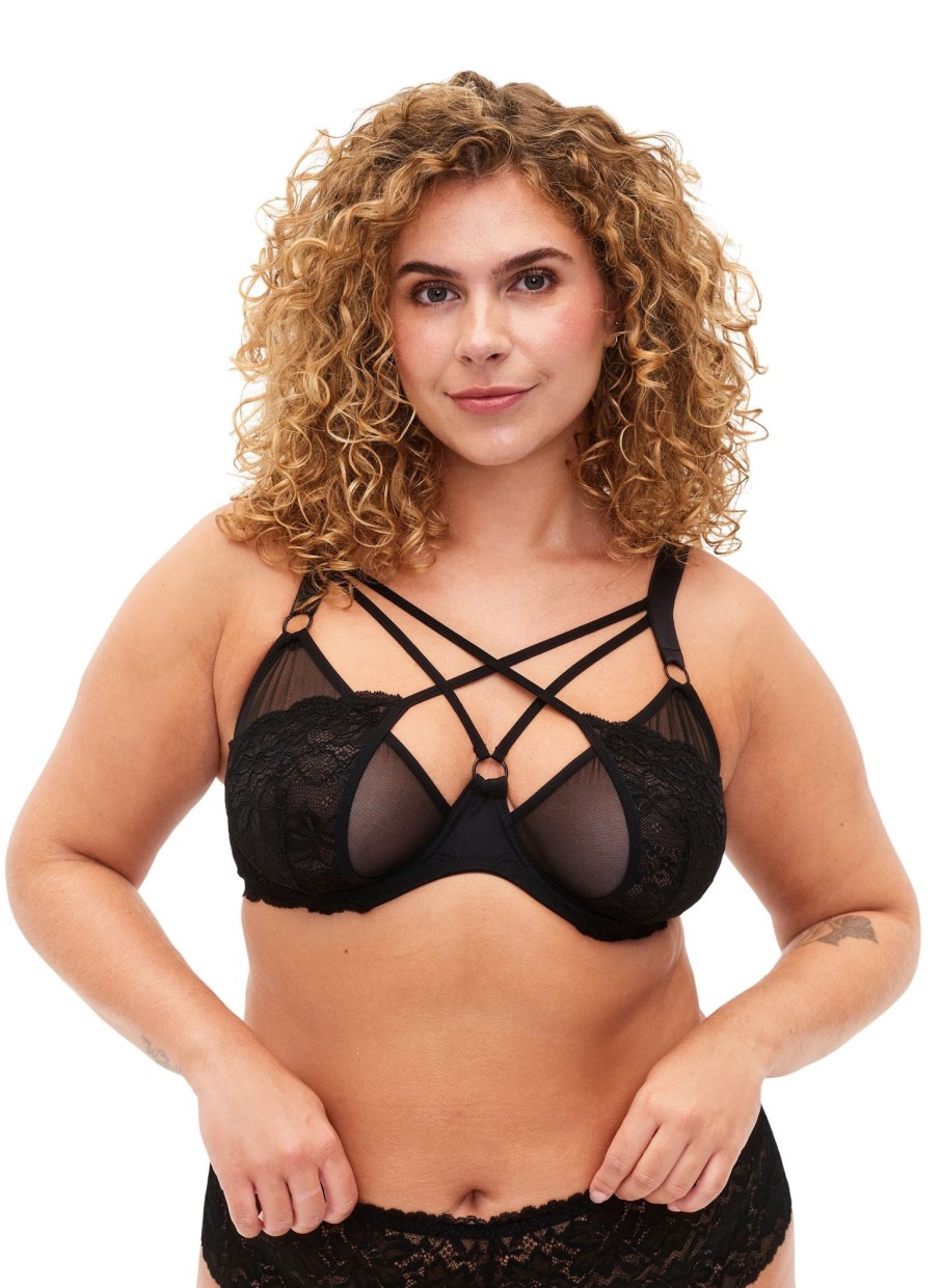 Andet ZIZZI | Zilcross - Full Cover Bra Black