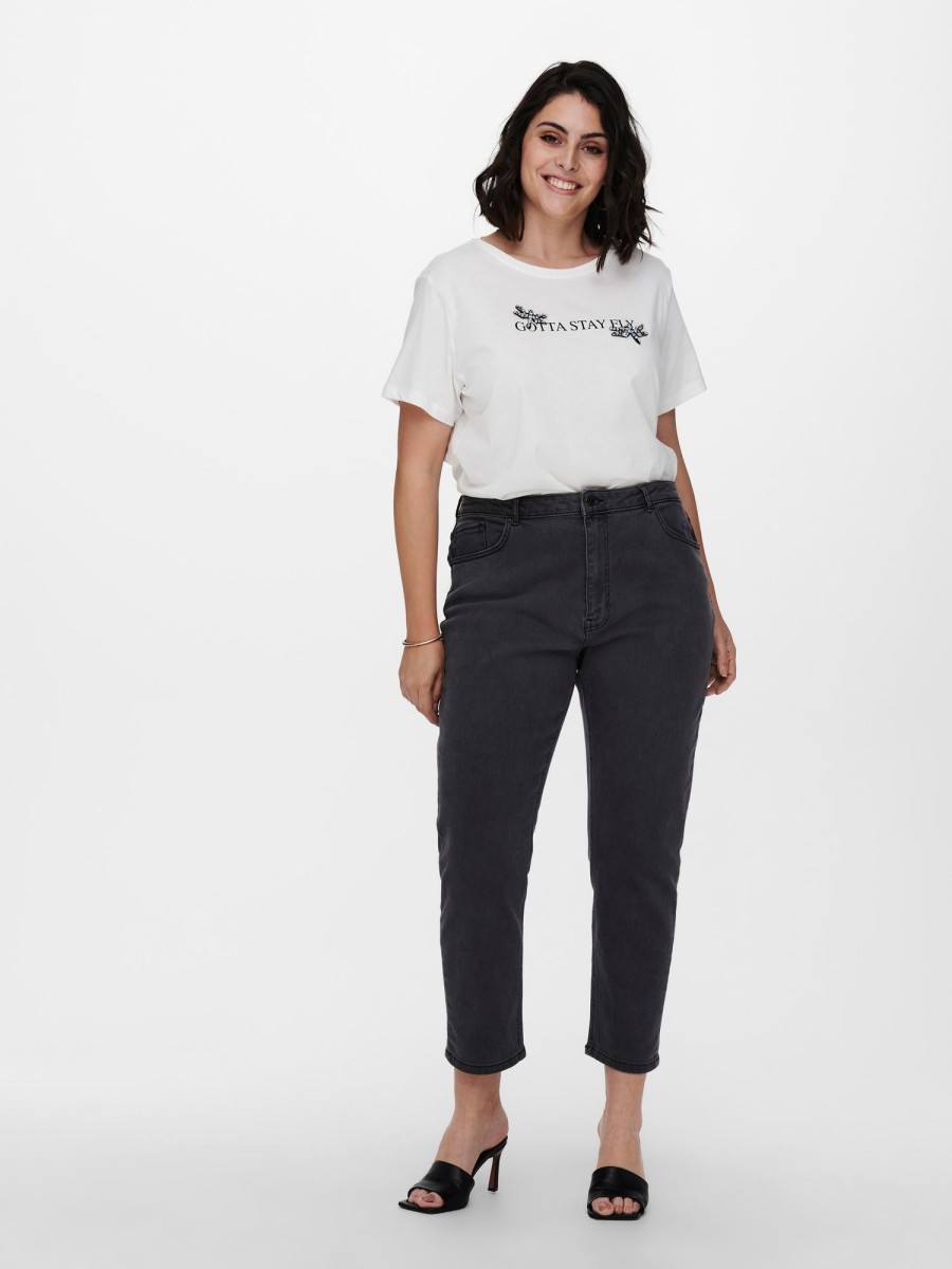 Underdele Only Carmakoma | Careneda Mom Jeans