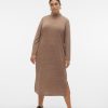 Overdele Vero Moda Curve | Vmckatie Ls 7/8 Dress Jrs Cur