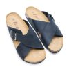 Andet Zizzi | Laeder Sandal Med Bred Pasform Fra Zizzi