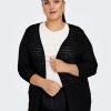 Overdele ONLY CARMAKOMA | Cardima 3/4 Cardigan Jrs