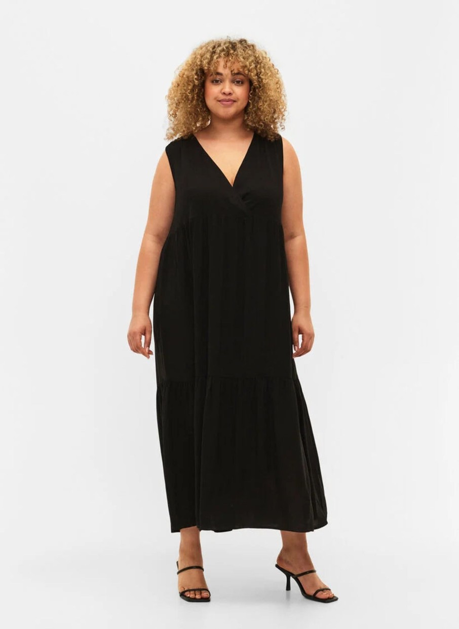 Overdele ZIZZI | Zimreagan - S/L - Midi Dress