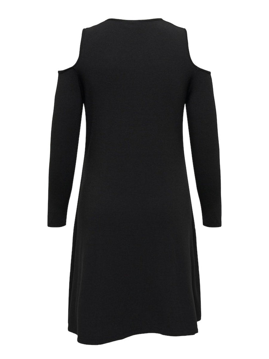 Overdele Only Carmakoma | Carkai L/S Cutout Dress Jrs Black