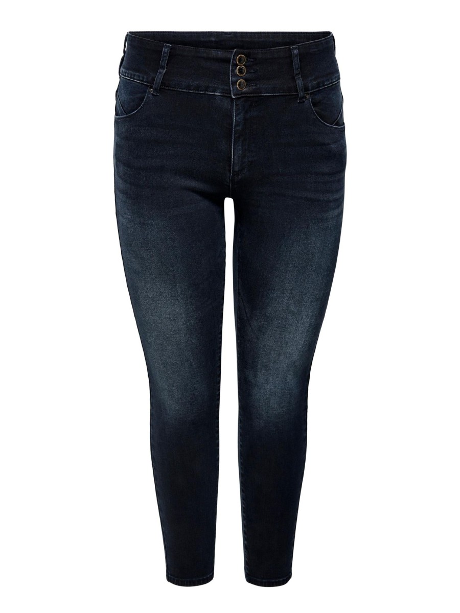 Underdele Only Carmakoma | Carannabel Highwaist Skinny Ankel Jeans