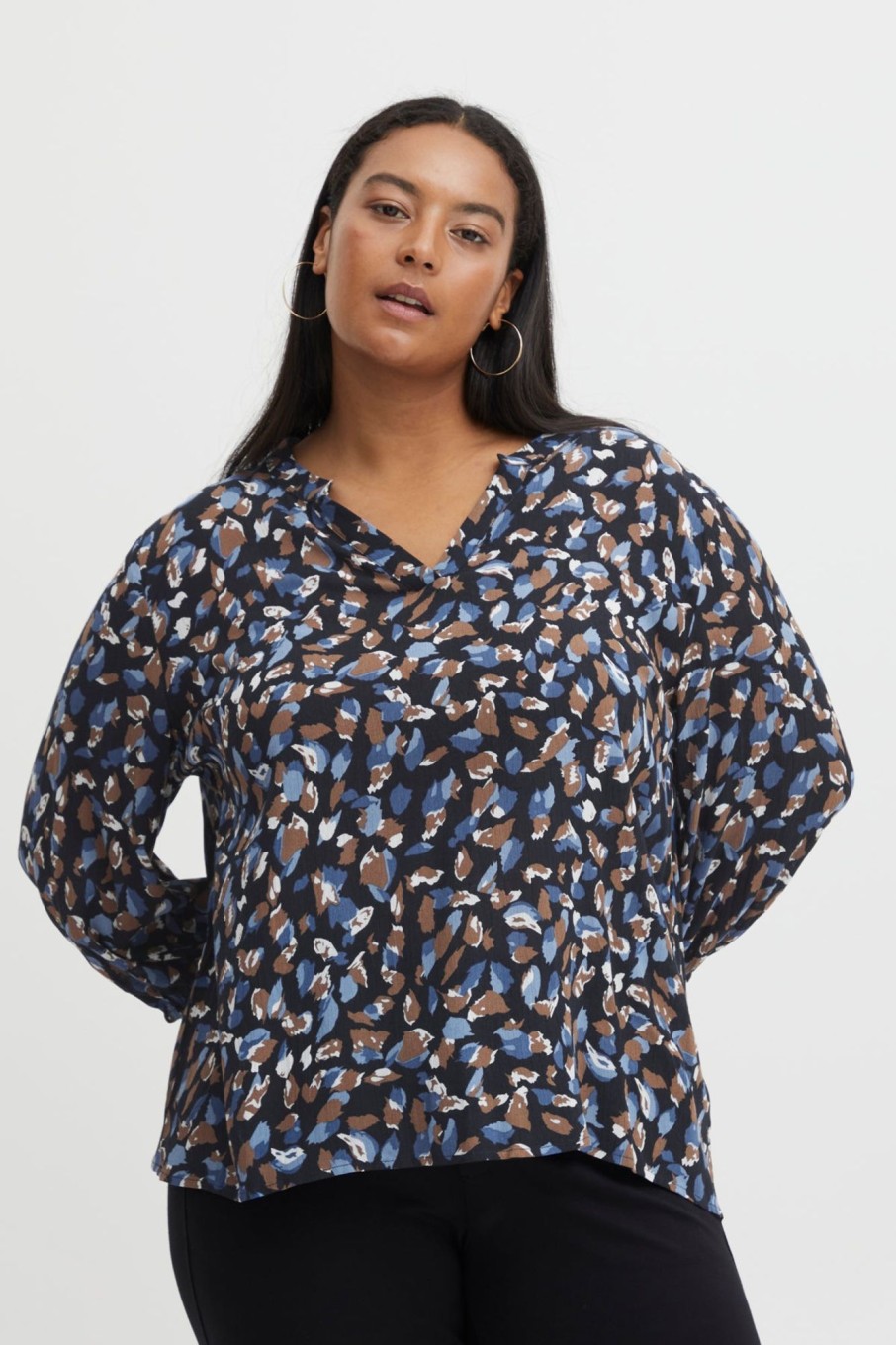 Overdele Fransa Plus Size Selection | Fppani Blouse 1