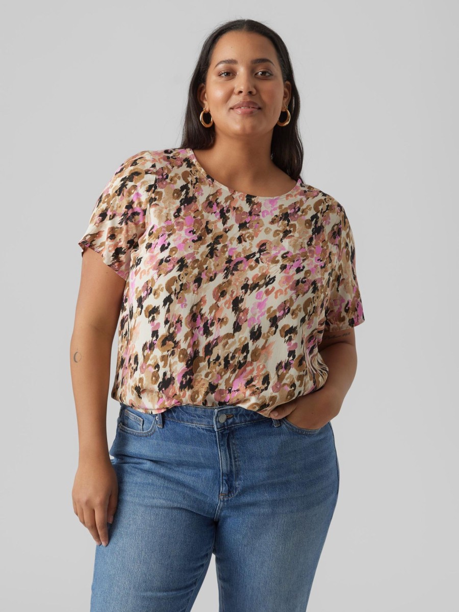 Overdele Vero Moda Curve | Vmeasy Ss Top