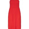 Overdele Pieces Curve | Pckeegan Strap Dress Qx Poppy Red