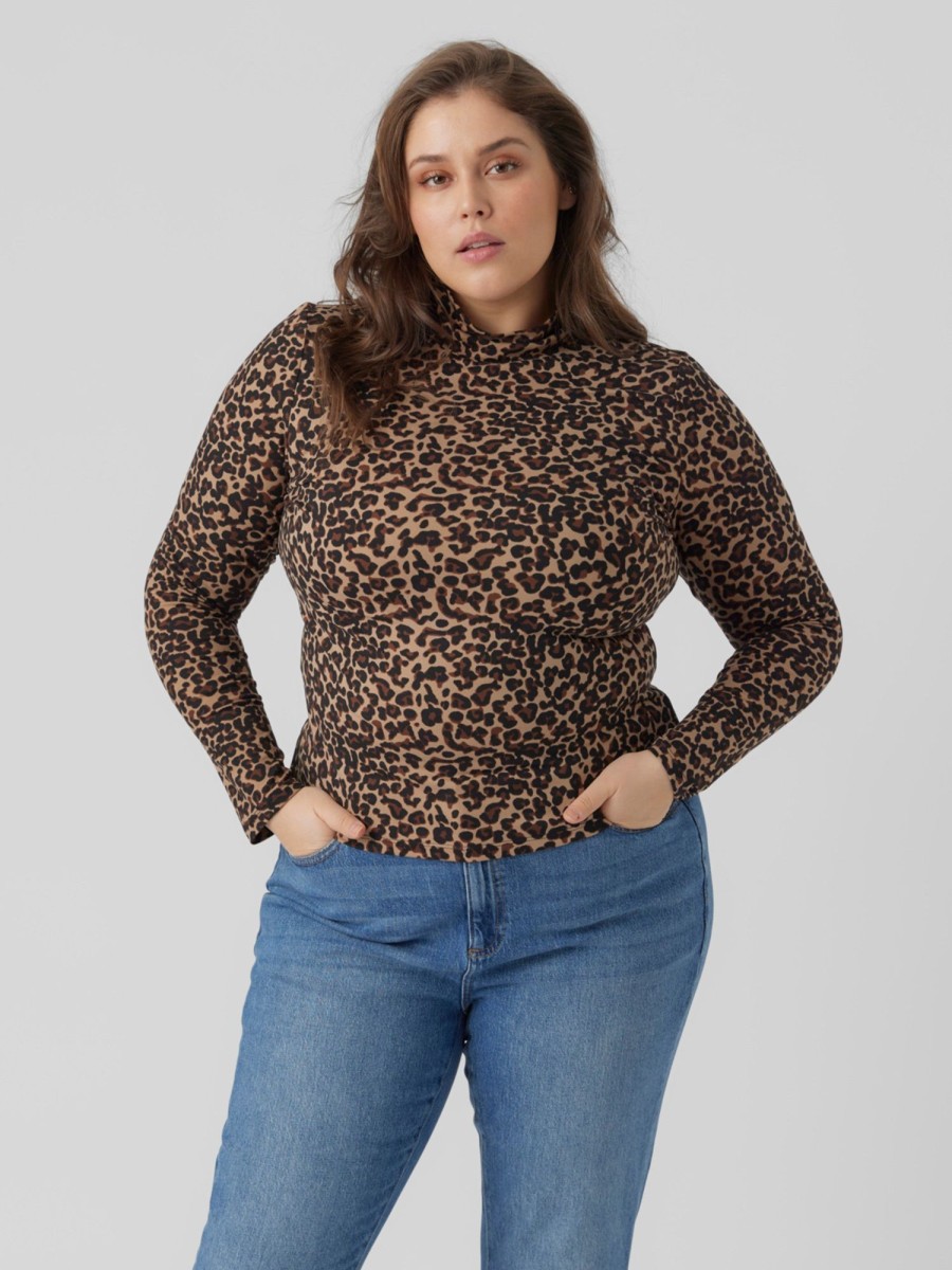 Overdele Vero Moda Curve | Vmina Highneck Top