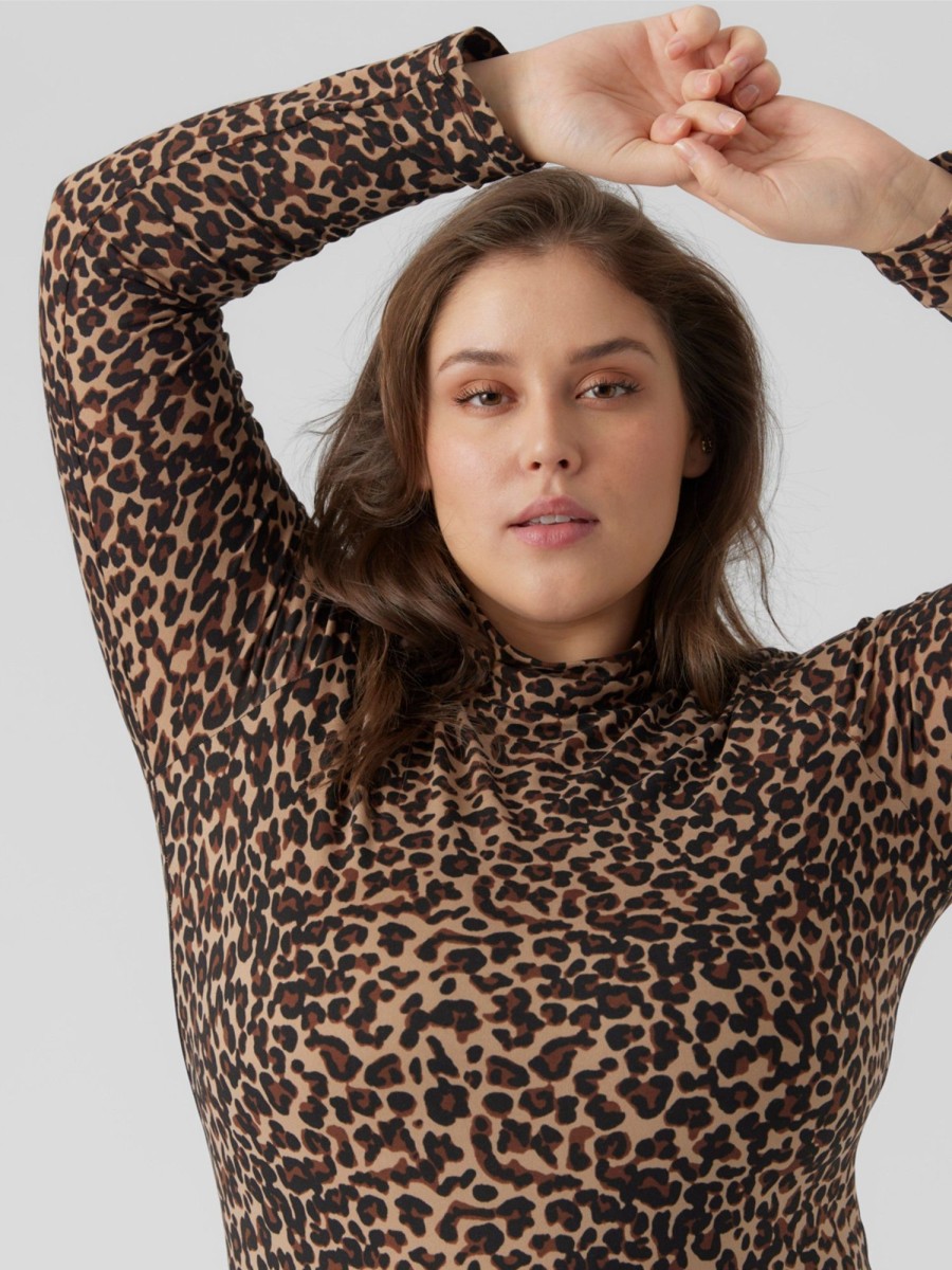 Overdele Vero Moda Curve | Vmina Highneck Top