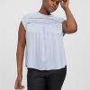 Overdele Vero Moda Curve | Vmdebbie Pleat Top