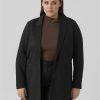 Overdele Vero Moda Curve | Vmverina Ls Long Blazer Noos Curve Black