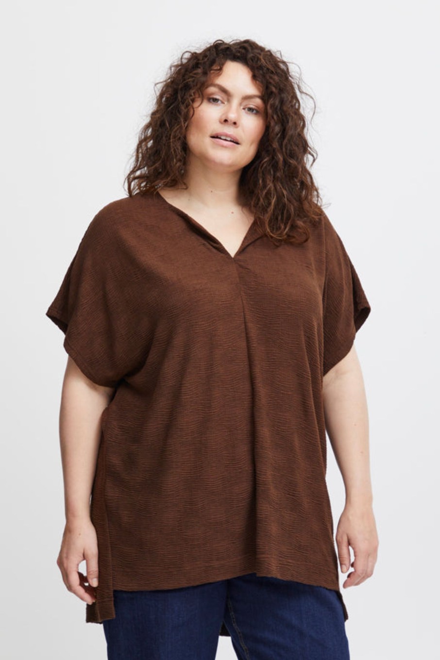 Overdele Fransa Plus Size Selection | Fpjonie Tee 1