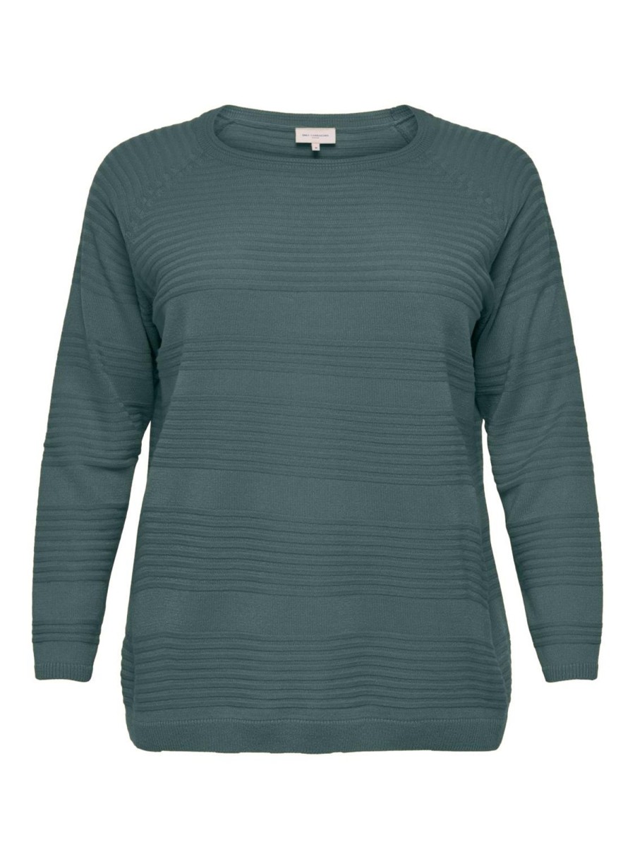 Overdele ONLY CARMAKOMA | Carairplain L/S Pullover Knt Noos