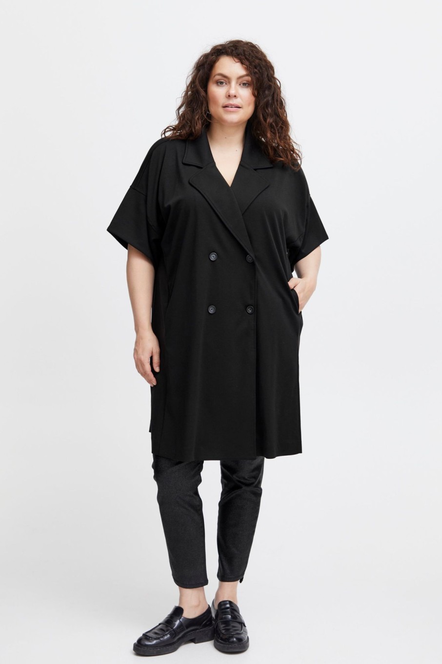 Overdele Fransa Plus Size Selection | Fpblazer Dress Black